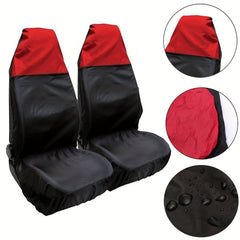 2pcs Waterproof Universal Seat Cover Front Car Van Seat Covers Protectors