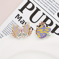 Colorful Butterfly Brooch for Backpack Bag Purse Gift Ornament