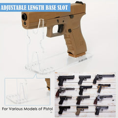Adjustable Acrylic Stand Portable Display Rack Hidden Storage 19.05x6.99x12.06cm