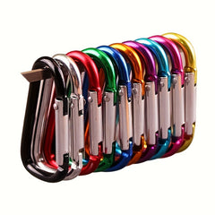10pcs Aluminum Alloy Hanging Buckle for Outdoor Camping Hiking