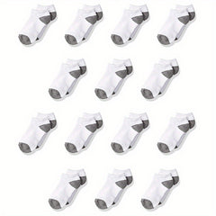 30 Pairs Kids Cotton Socks Breathable Low Cut Ankle Socks