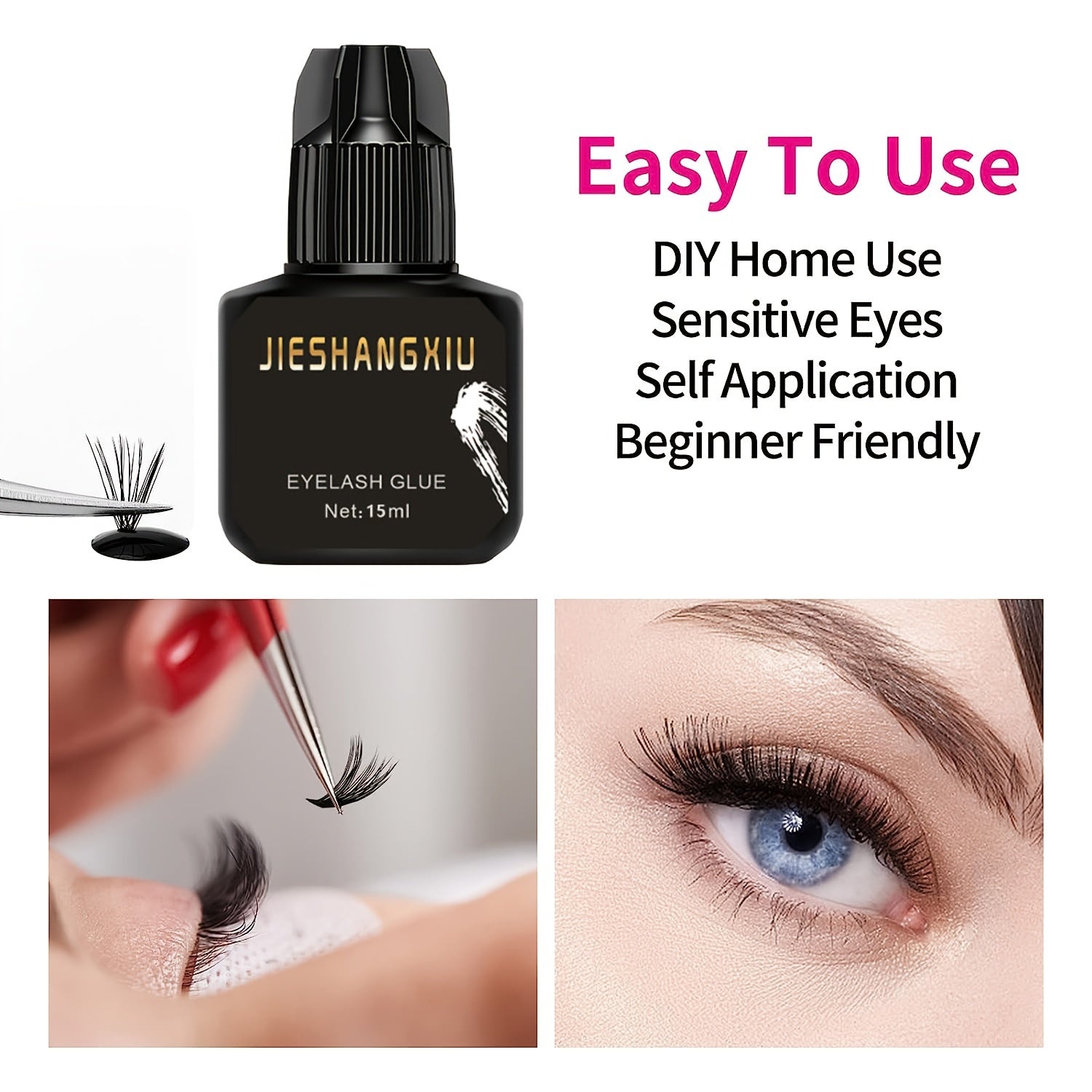 Sensitive Individual Eyelash Glue DIY Extensions Unscented
