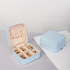 Portable Travel Jewelry Box Earrings Storage Box Mini Ring Storage Case