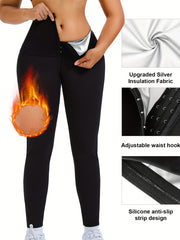 High Waist Yoga Workout Running Sweat Sauna Pants Women's Activewear