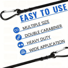 4pcs 24 Inch Bungee Cord Straps Heavy Duty Strong Bungee Cord Sturdy