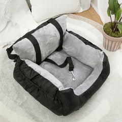 Dog and Cat Pet Booster Seat for Safe Travel with Comfort