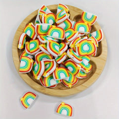 Silicone Rainbow Teether Beads for Healthy Gum Growth