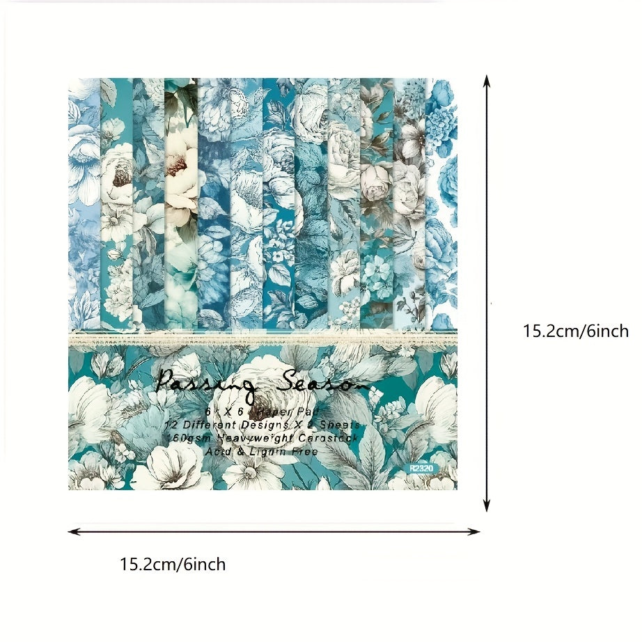 DIY OMBRE Theme Background Paper 6 inch Single Sided Patterned Paper