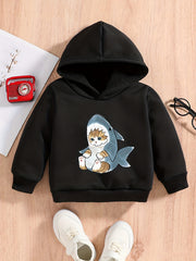 Baby Kitty & Shart Cartoon Hoodie Kids Pullover