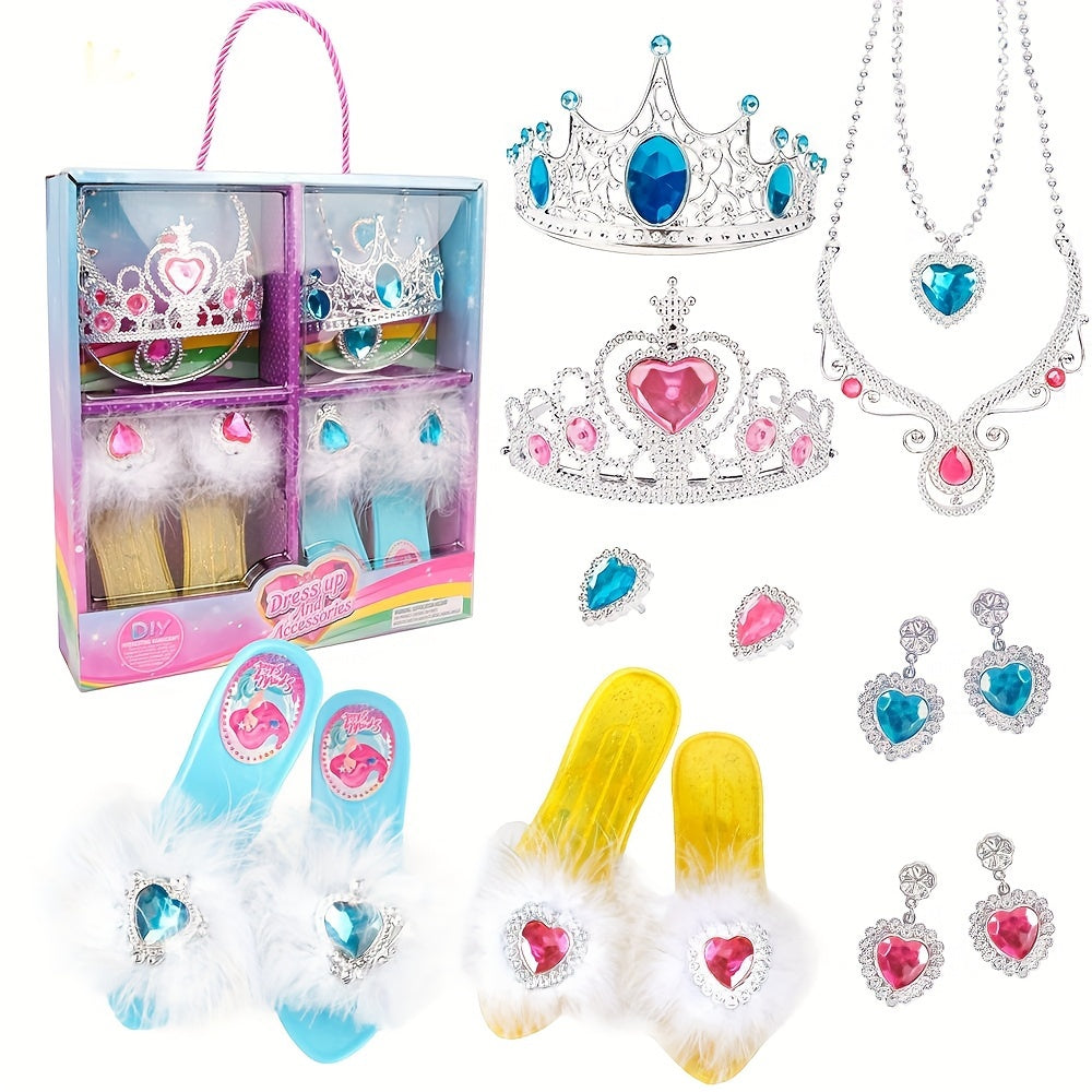 Princess Dress Up Toys & Jewelry Boutique Girl Role Play Set