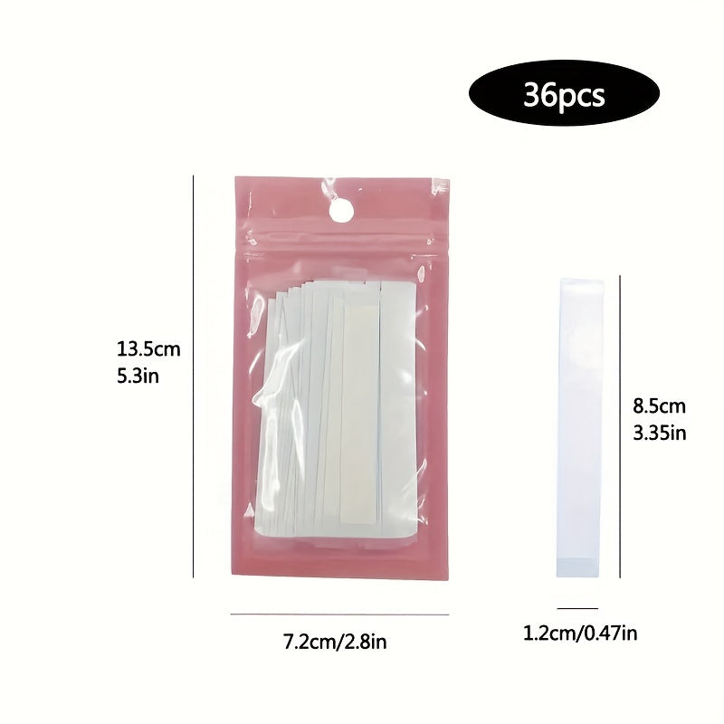 36pcs Invisible Anti-slip Stickers Adhesive for Shirt Neck Women's Lingerie