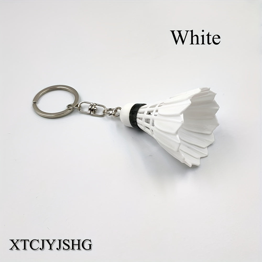 Shuttlecock Keychain Badminton Key Chain Pendant Gift