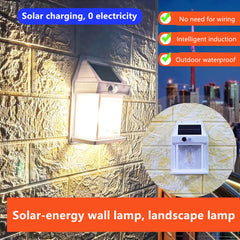 Vintage Solar Wall Lights Outdoor Landscape Lights - High Brightness