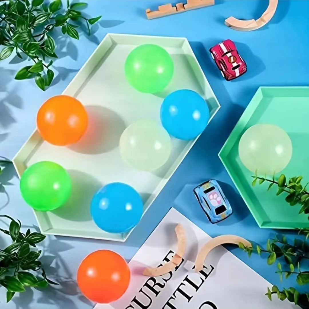 Glow Sticky Balls Ceiling Squishy Toy