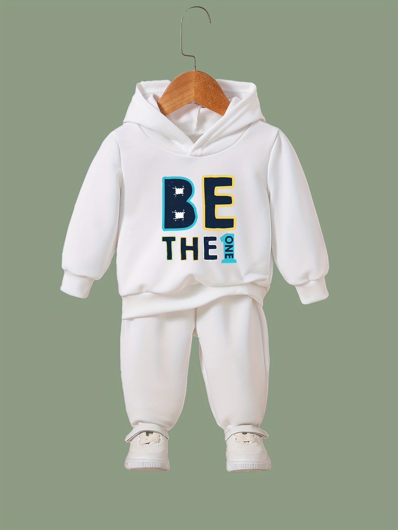 Number One Pattern Long Sleeve Hooded Sweatshirt Girls Comfy Hoodies
