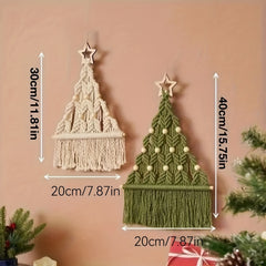 2pcs Knitted Christmas Tree DIY Kit - Perfect Holiday Gift