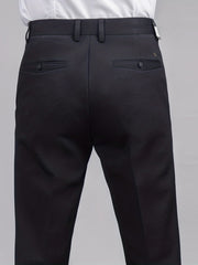 Men's Solid Stretch Dress Pants for Spring Summer Business