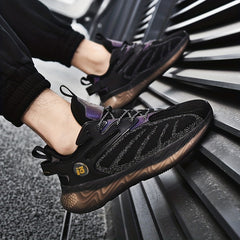 Men's Knitted Walking Shoes Lightweight Breathable Casual Spring Summer