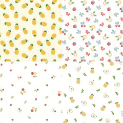24 Sheets 6 x6 DIY Fruits Scrapbook Paper Journaling Kit