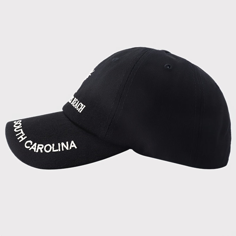 Coconut Tree Embroidery Baseball Cap Lightweight Coton Sports Hats
