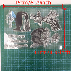 Animal Metal Cutting Dies And Stamps Set For Decoration