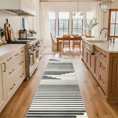 Soft Abstract Kitchen Rug Non Slip Machine Washable Durable