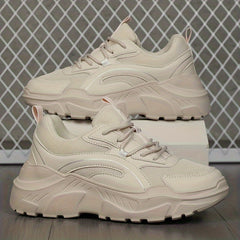 Lightweight Breathable Running Shoes Casual Shock Absorption Chunky Sneakers