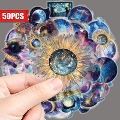 Enchanting Celestial & Magical Illustrations Vinyl Stickers Waterproof Decals