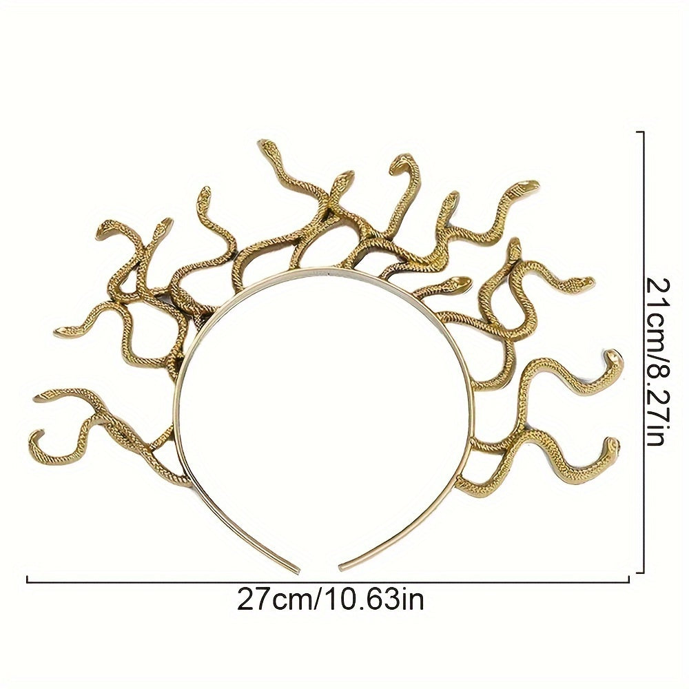2pcs Snake Hairband Mythology Hair Band Halloween Christmas Party Decor
