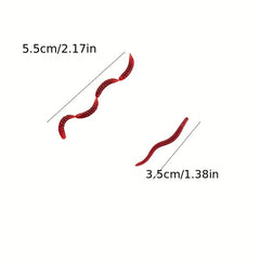 100pcs Bionic Soft Earthworm Baits for Fishing