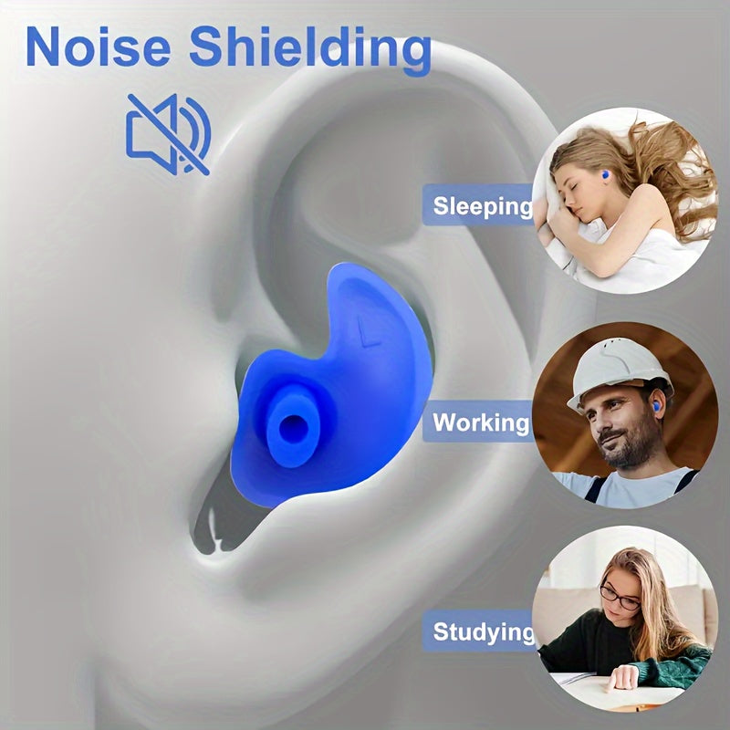 Waterproof Reusable Silicone Earplugs for Swimming