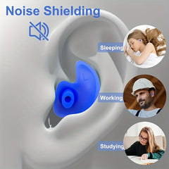 Waterproof Reusable Silicone Earplugs for Swimming
