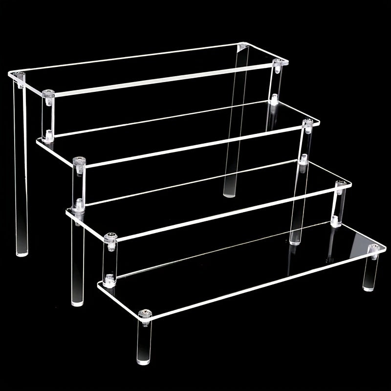 Acrylic Display Stand Perfume Organizer Transparent Mini Toy Rack
