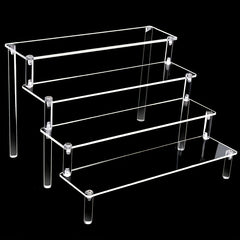Acrylic Display Stand Perfume Organizer Transparent Mini Toy Rack