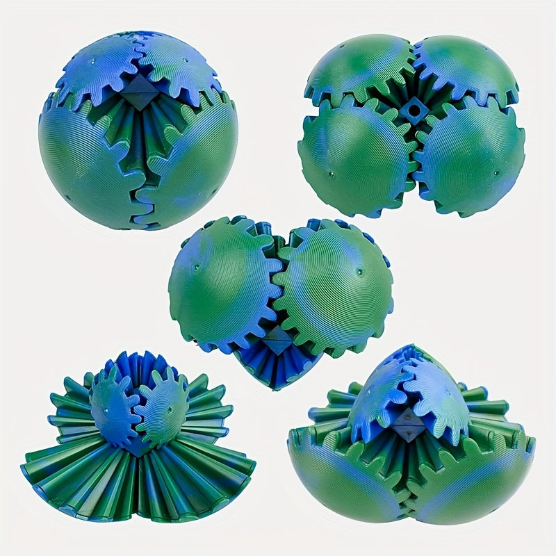 3D Rotating Teeth Ball Desktop Toy for Parties & Home Decor