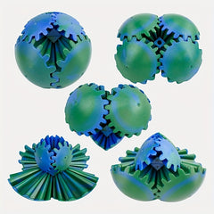 3D Rotating Teeth Ball Desktop Toy for Parties & Home Decor