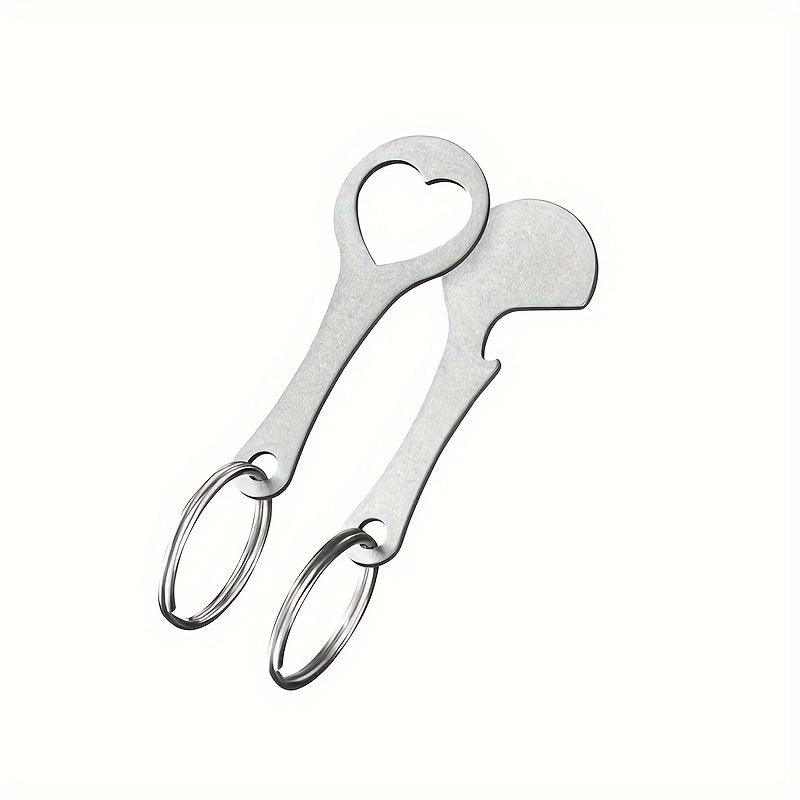 Shopping Cart Tokens Metal Keychain Key Ring Pendant