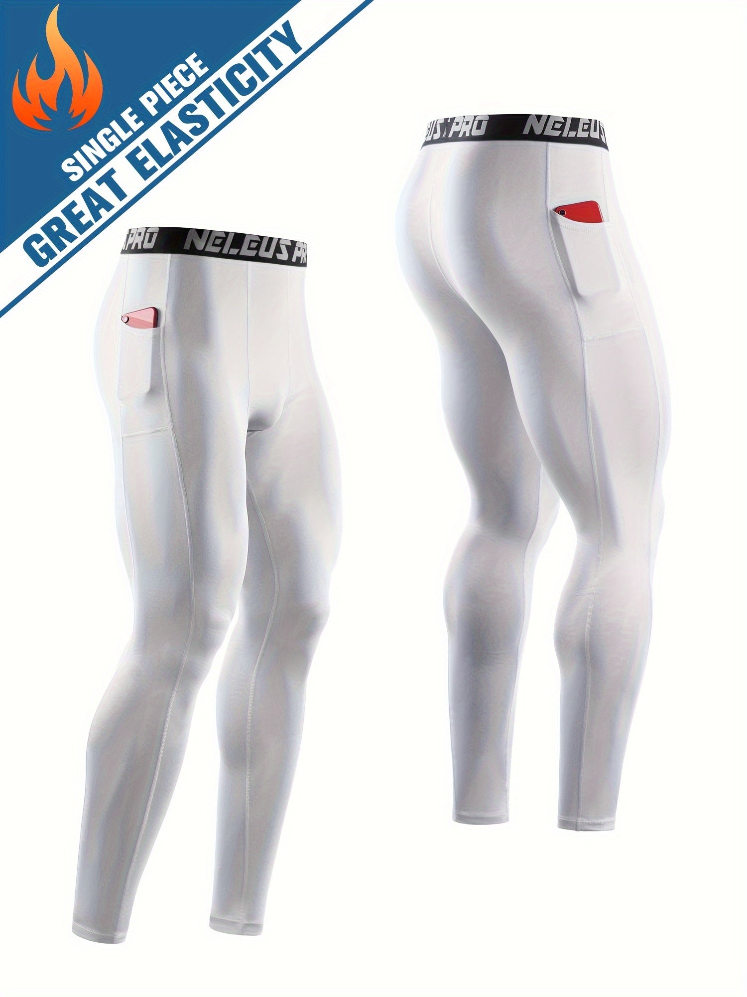 Men's Fitness Pants Quick Drying Sports Tights Basketball Running Leggings