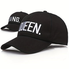 King Queen Embroidered Baseball Cap