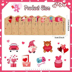 500pcs Love Stickers Sealing Stickers Holiday Decoration Gift Adhesive Labels