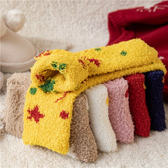 Soft Fluffy Slipper Socks Cozy Warm Winter Socks US5-7.5