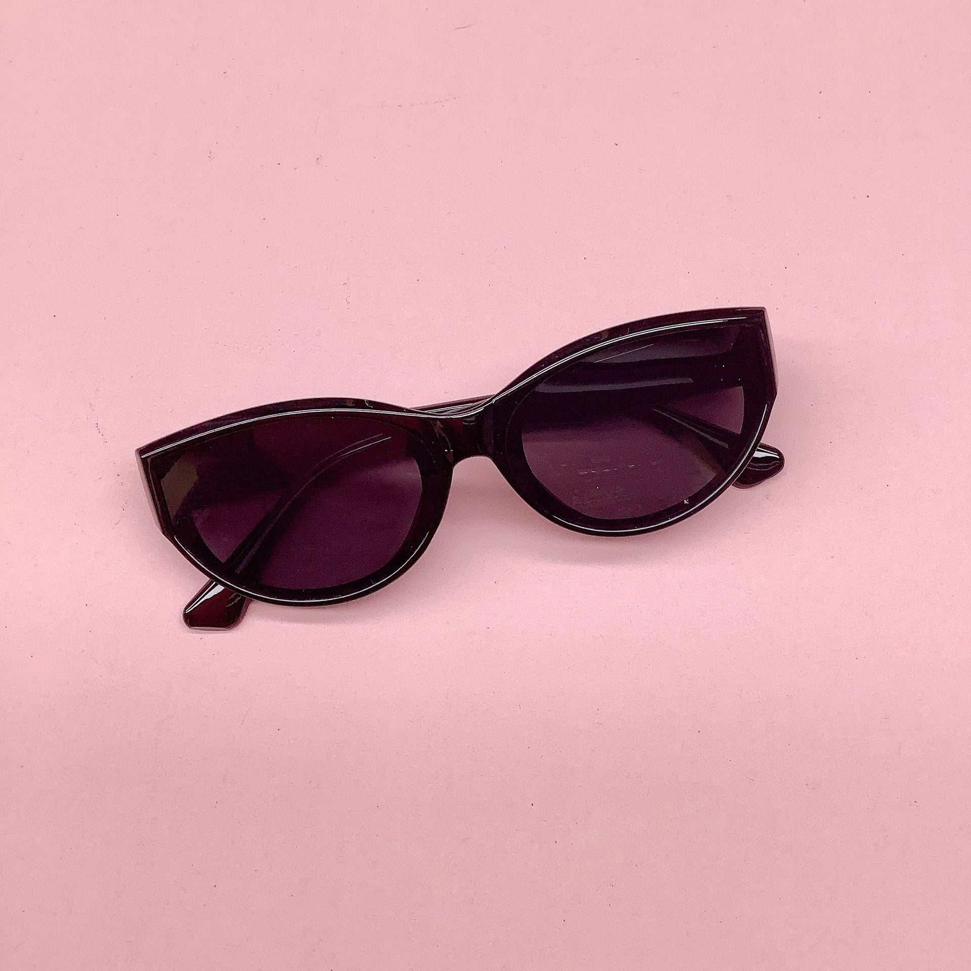 Vintage Cat's Eye Frame Sunglasses for Girls