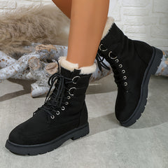 Warm Non-Slip Snow Boots Plush Lined Winter Boots