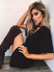 Sexy Short Sleeve Mini Summer Dress Women's Clothing