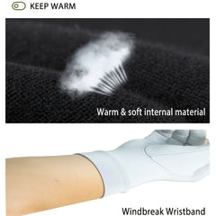 Men's Thin & Warm Winter Touchscreen Gloves for Driving & Cycling