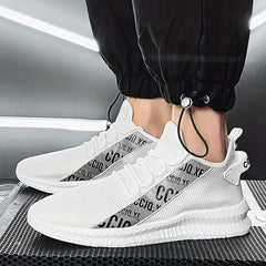 Men's Casual Mesh Lace-up Sneakers Anti-skid Shoes