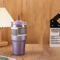 Gradient Stainless Steel Water Bottle 20oz 30oz Double Insulation Water Cup