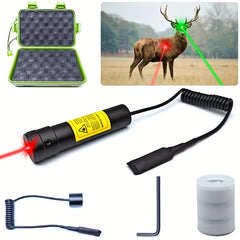 Red Laser Flashlight Rat Tail Switch Storage Box
