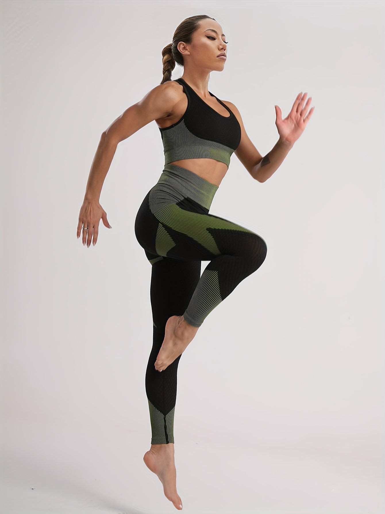Block Activewear 2pcs Sports Bra & Leggings Set