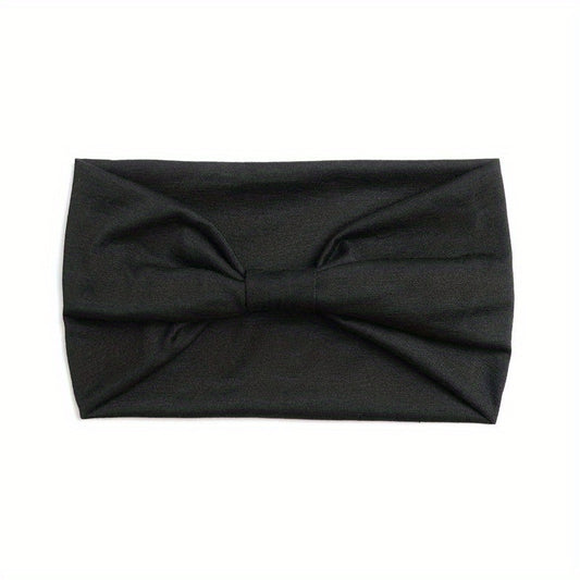 Knotted Headband Solid Bandana Sports Sweatband Hair Accessories